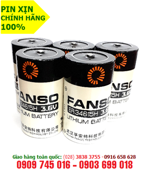 FANSO ER34615H; Pin nuôi nguồn FANSO ER34615H lithium 3.6v D 20000mAh chính hãng